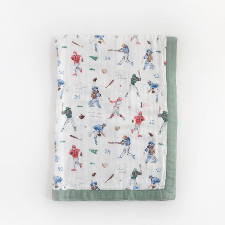 Little Unicorn Deluxe Muslin Baby Quilt | Home Run