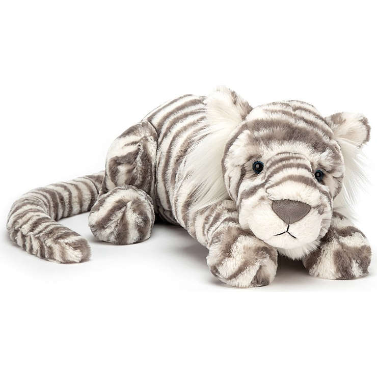 Jellycat Sacha Snow Tiger Medium