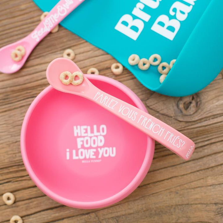 Bella Tunno Hello Food I Love You Suction Bowl