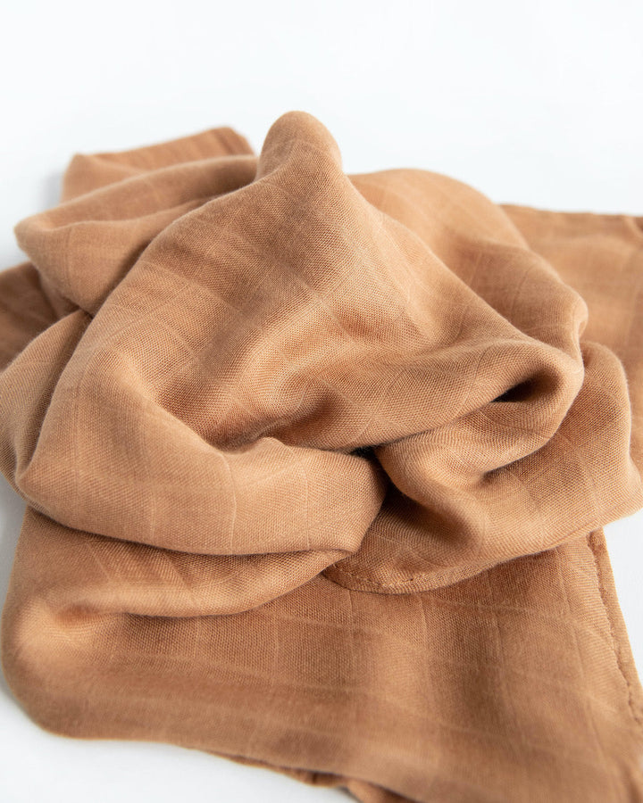 Little Unicorn Deluxe Muslin Swaddle Blanket | Caramel