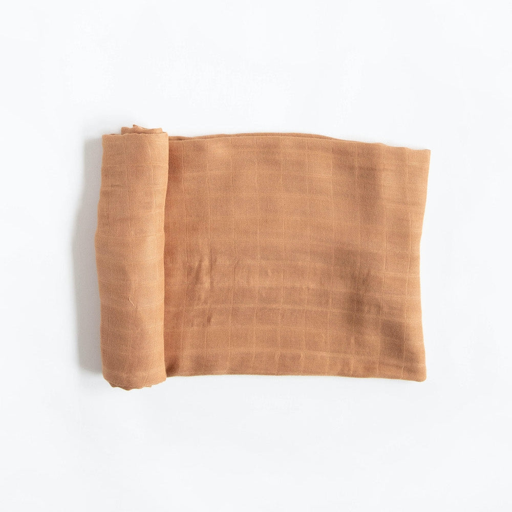 Little Unicorn Deluxe Muslin Swaddle Blanket | Caramel