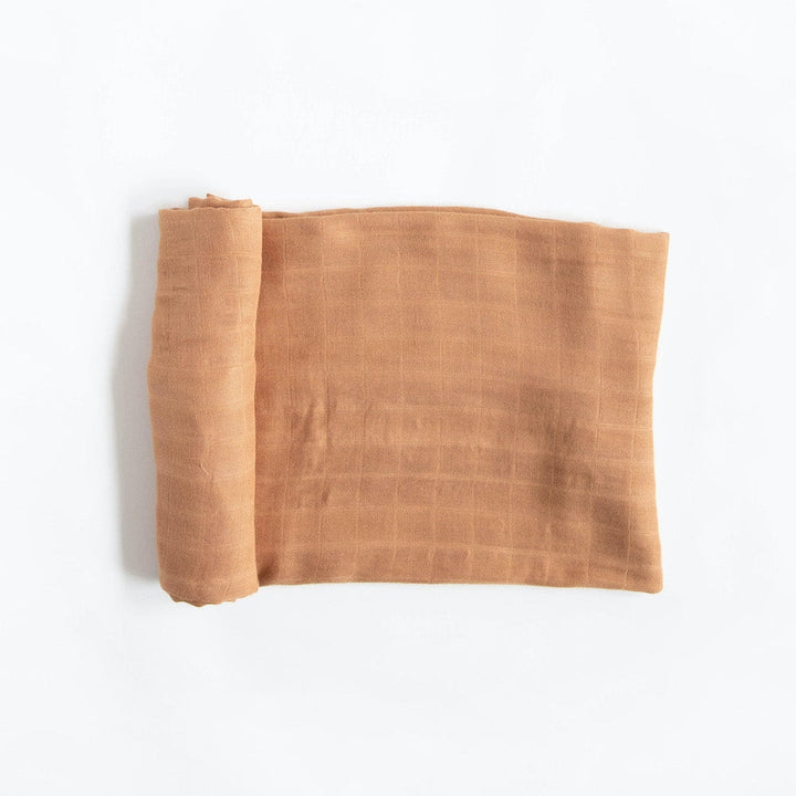 Little Unicorn Deluxe Muslin Swaddle Blanket | Caramel