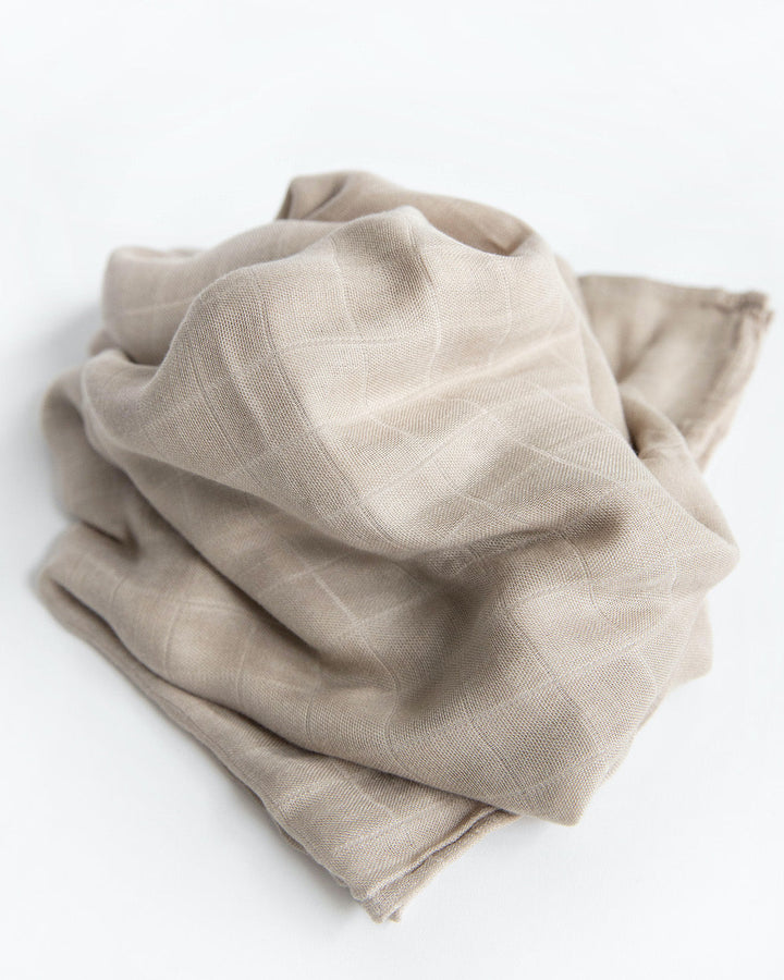 Little Unicorn Deluxe Muslin Swaddle Blanket | Oatmeal
