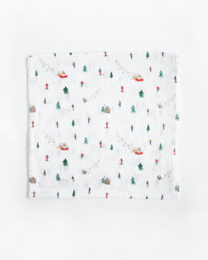 Little Unicorn Cotton Muslin Swaddle Blanket 2 Pack | Powder Party