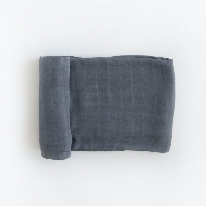 Little Unicorn Deluxe Muslin Swaddle Blanket | Charcoal