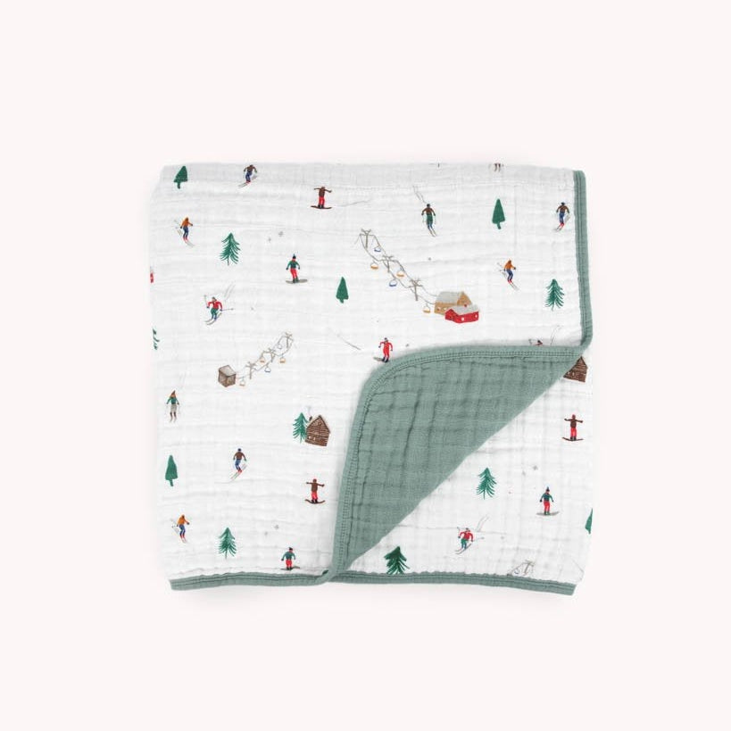 Little Unicorn Original Cotton Muslin Quilt | Powder Party