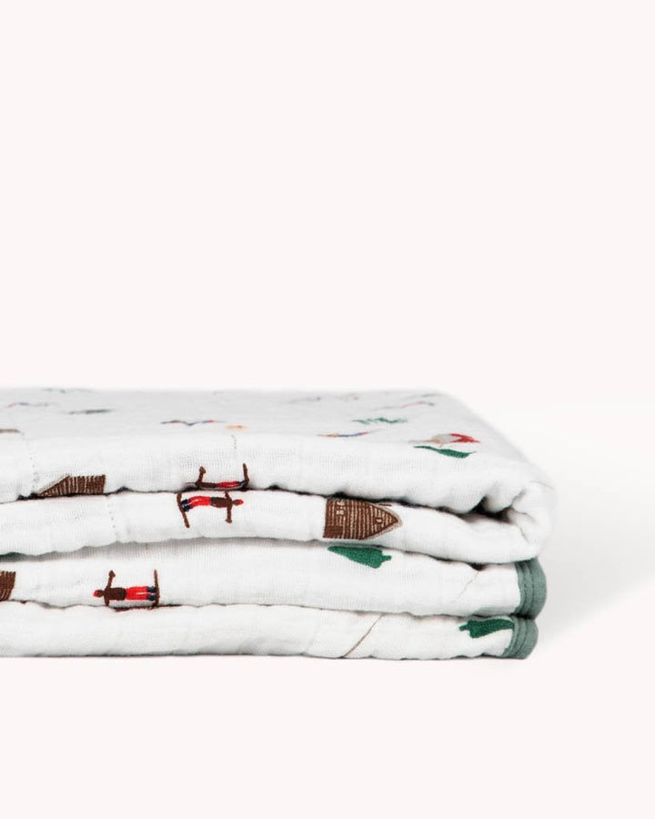 Little Unicorn Original Cotton Muslin Quilt | Powder Party