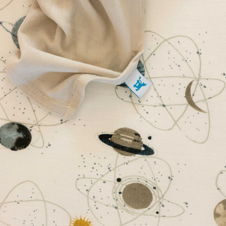 Little Unicorn Stretch Knit Crib Sheet | Planets