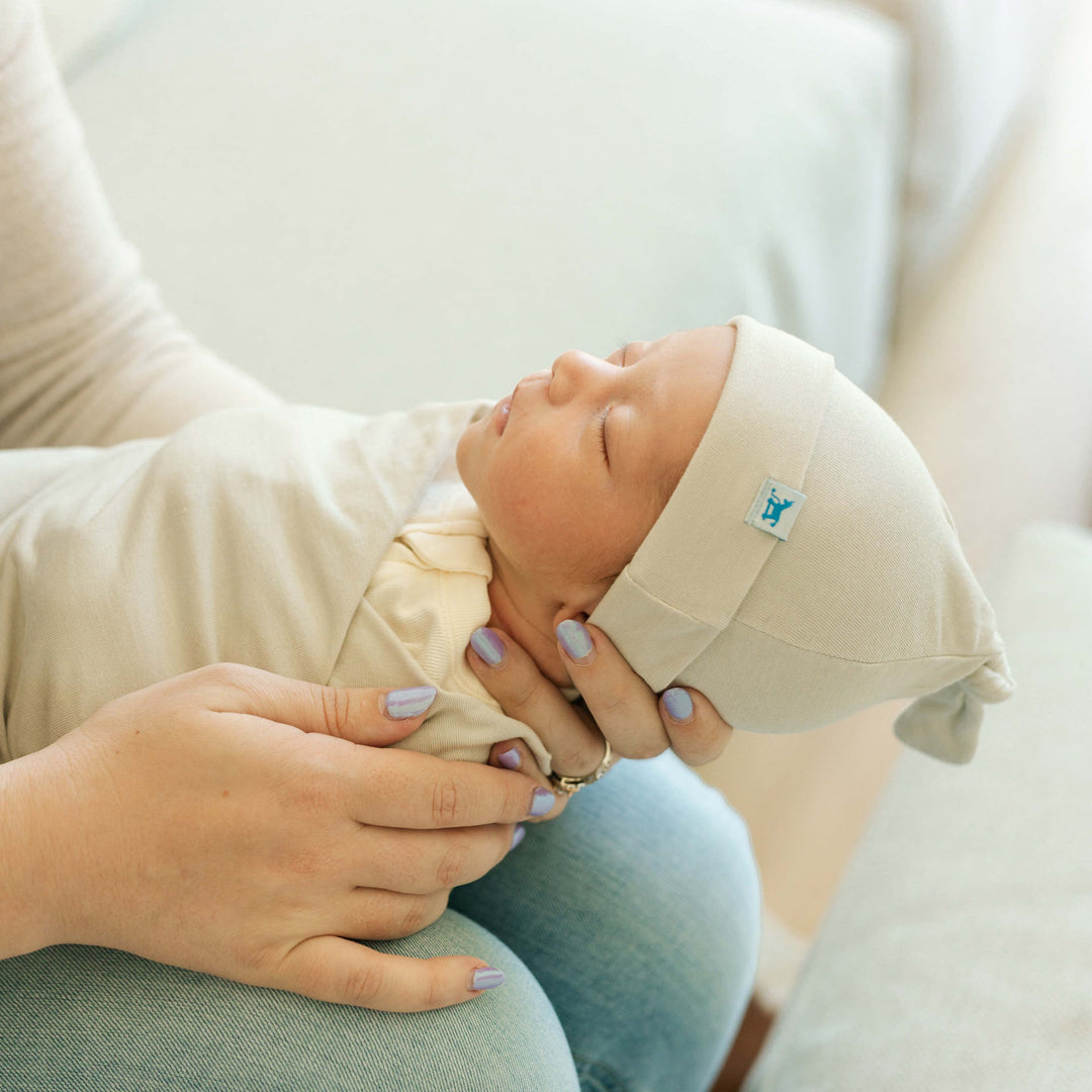 Little Unicorn Stretch Knit Swaddle and Hat Set | Pebble