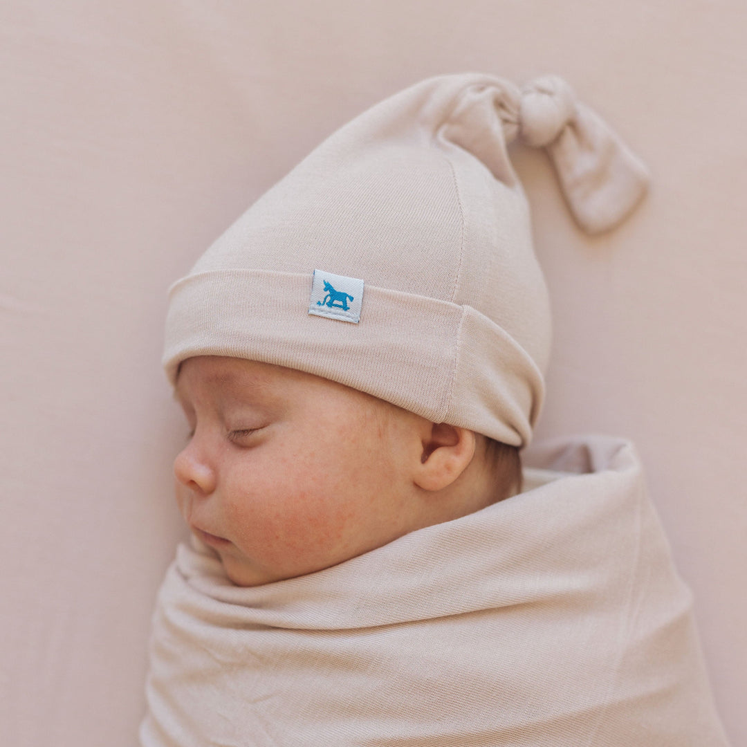 Little Unicorn Stretch Knit Hat | Soft Blush