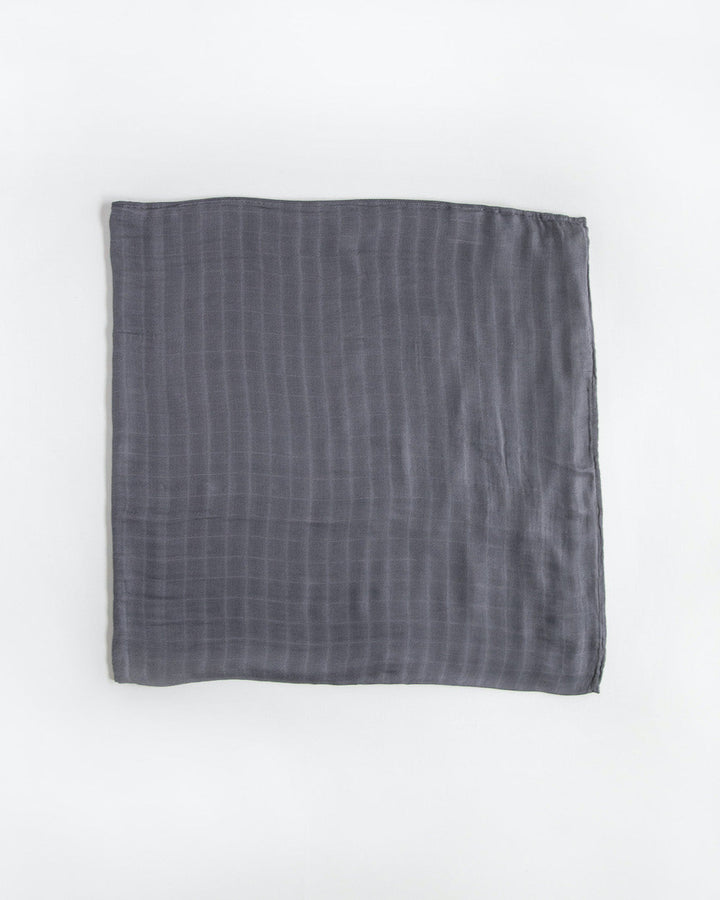 Little Unicorn Deluxe Muslin Swaddle Blanket 2 Pack | Charcoal Hedgehog