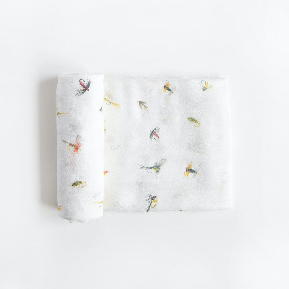 Little Unicorn Deluxe Muslin Swaddle Blanket | Gone Fishing