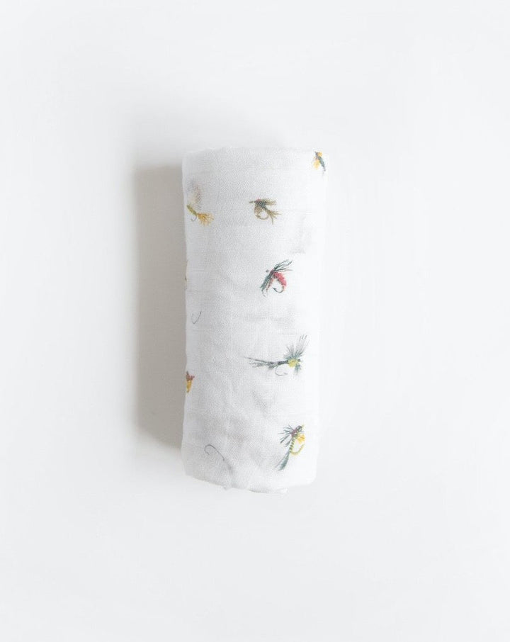 Little Unicorn Deluxe Muslin Swaddle Blanket | Gone Fishing