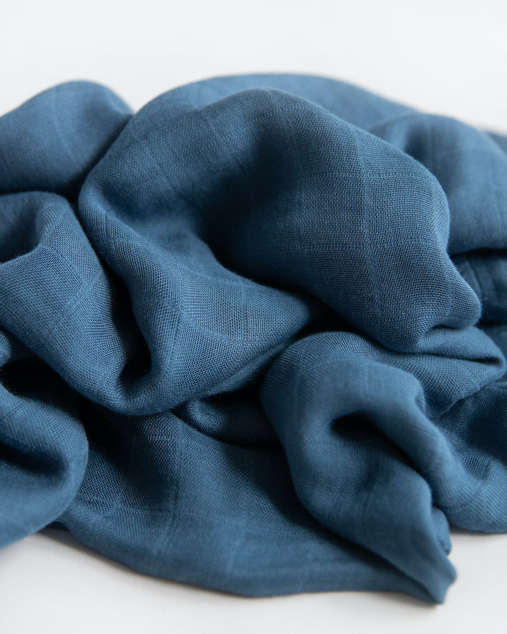 Little Unicorn Deluxe Muslin Swaddle Blanket | Blue Dusk