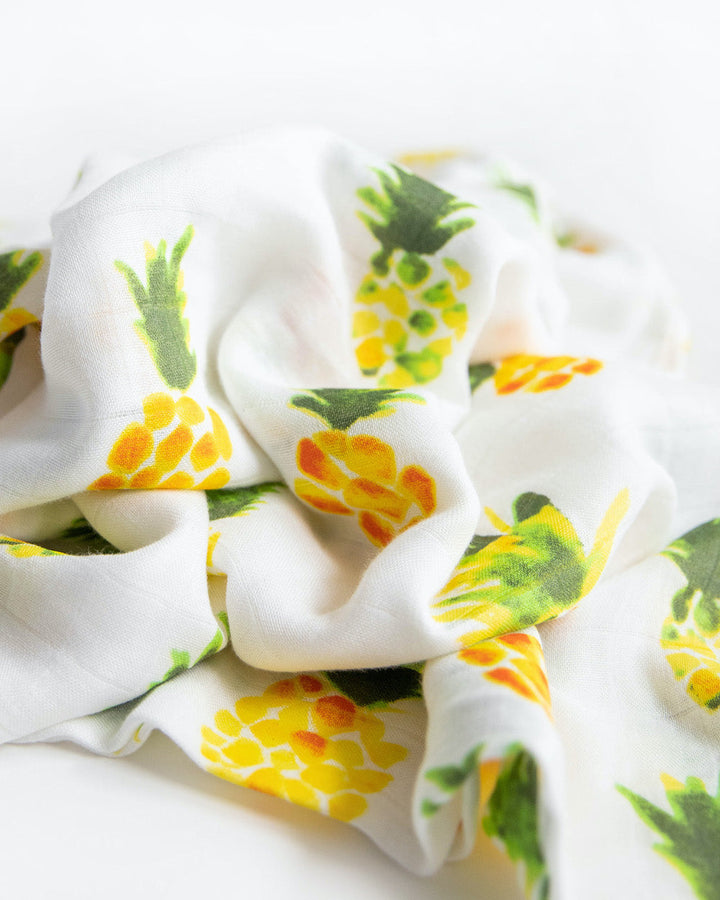 Little Unicorn Deluxe Muslin Swaddle Blanket | Pineapple