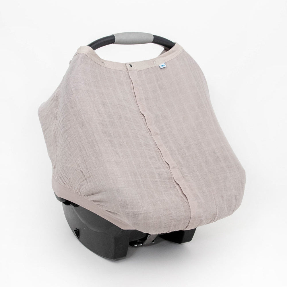 Little Unicorn Cotton Muslin Car Seat Canopy Porpoise