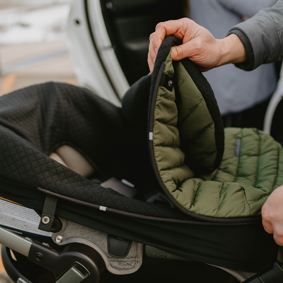 Little Unicorn Infant Car Seat Footmuff | Dark Green