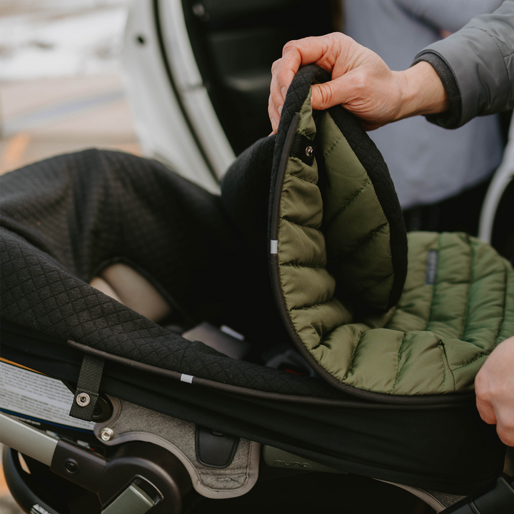 Little Unicorn Infant Car Seat Footmuff | Dark Green