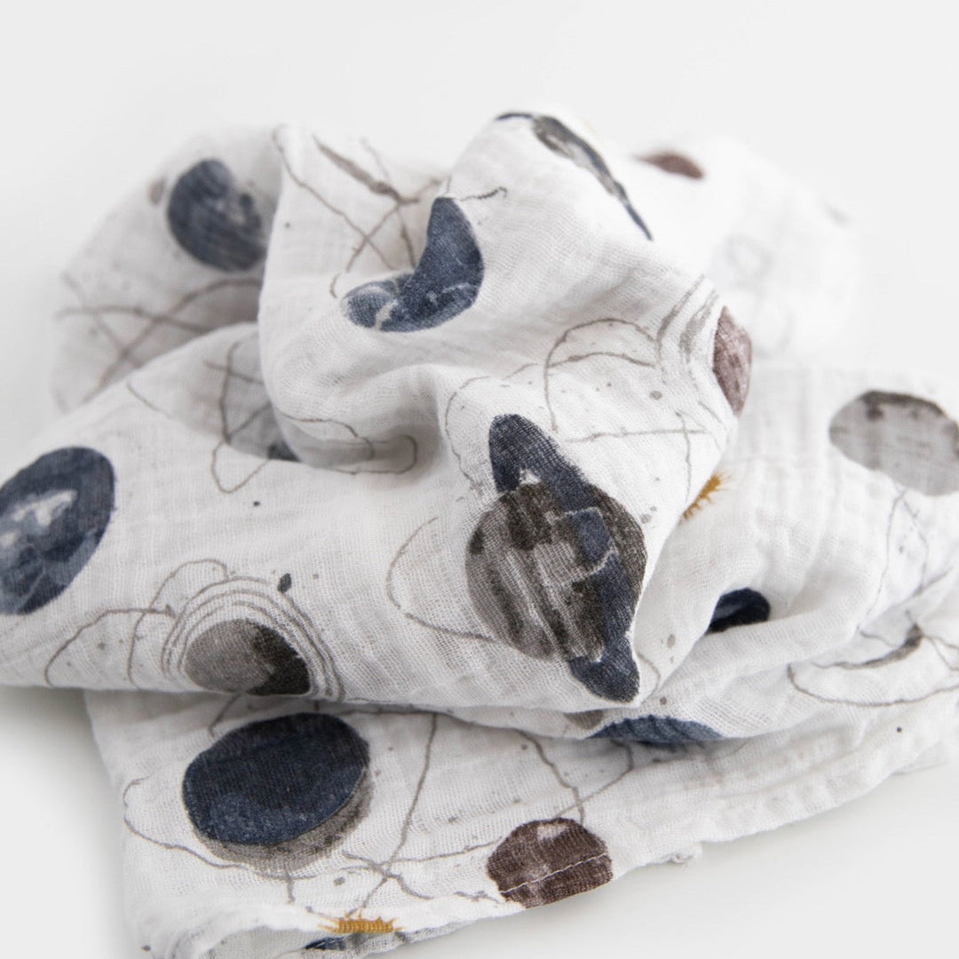 Little Unicorn Cotton Muslin Swaddle Blanket 3 Pack | Planetary 2