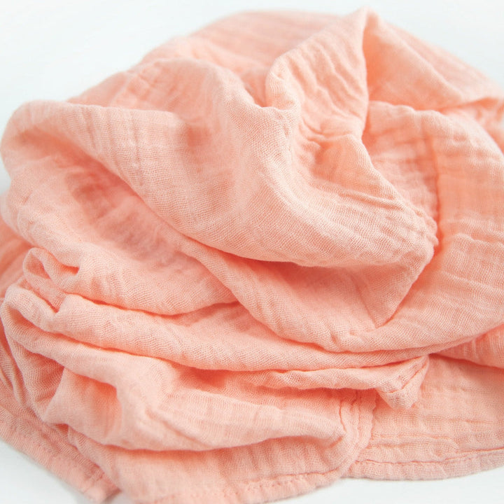 Little Unicorn Cotton Muslin Swaddle Blanket 3 Pack | Georgia Peach