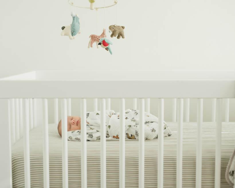 Little Unicorn Cotton Muslin Swaddle Blanket | Forest Friends