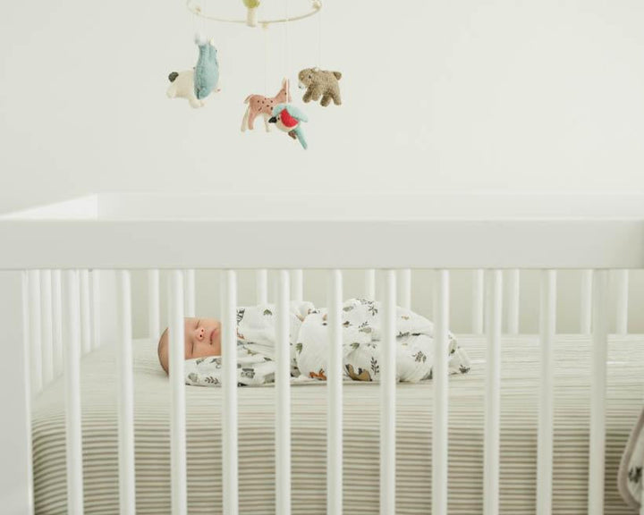 Little Unicorn Cotton Muslin Swaddle Blanket | Forest Friends