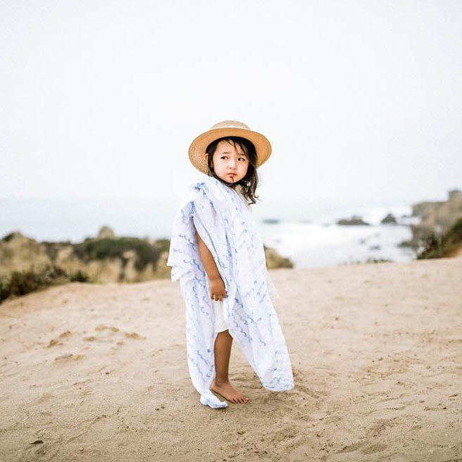 Little Unicorn Cotton Muslin Swaddle Blanket 3 Pack | Shark 2