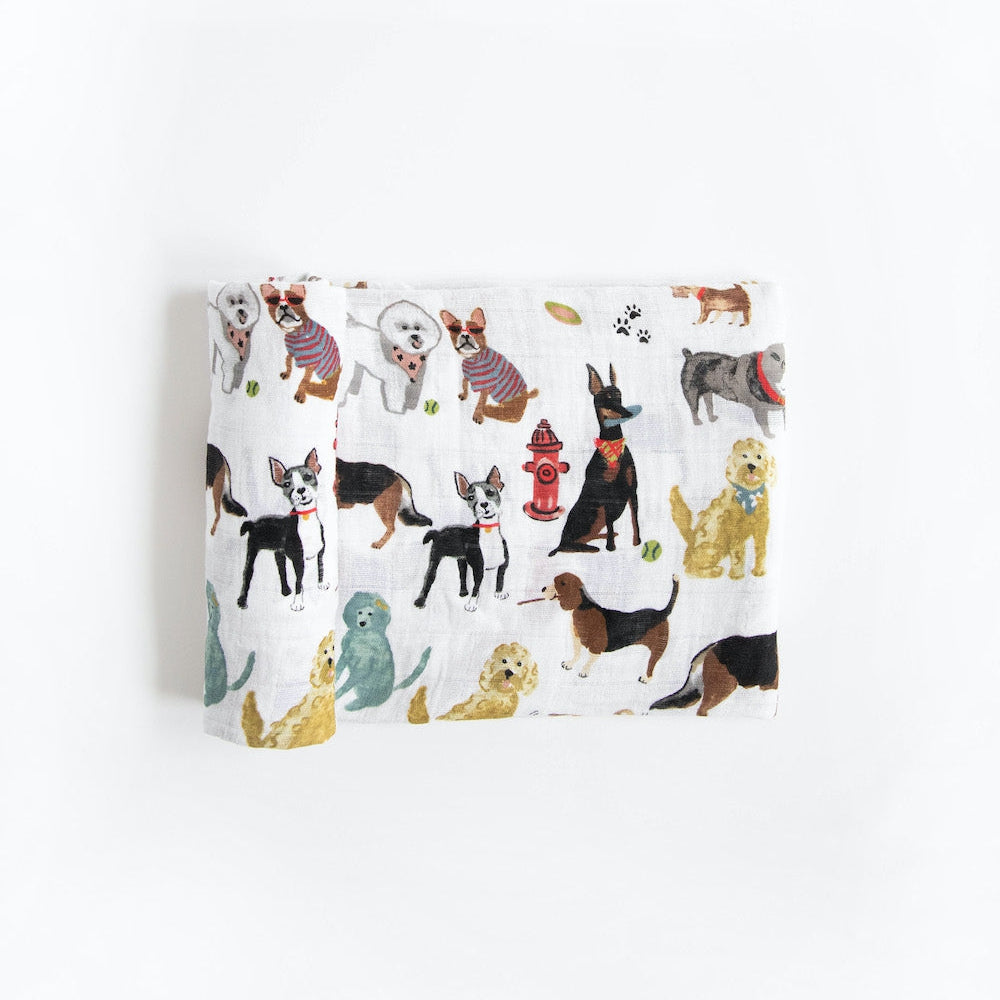 Little Unicorn Cotton Muslin Swaddle Blanket | Woof