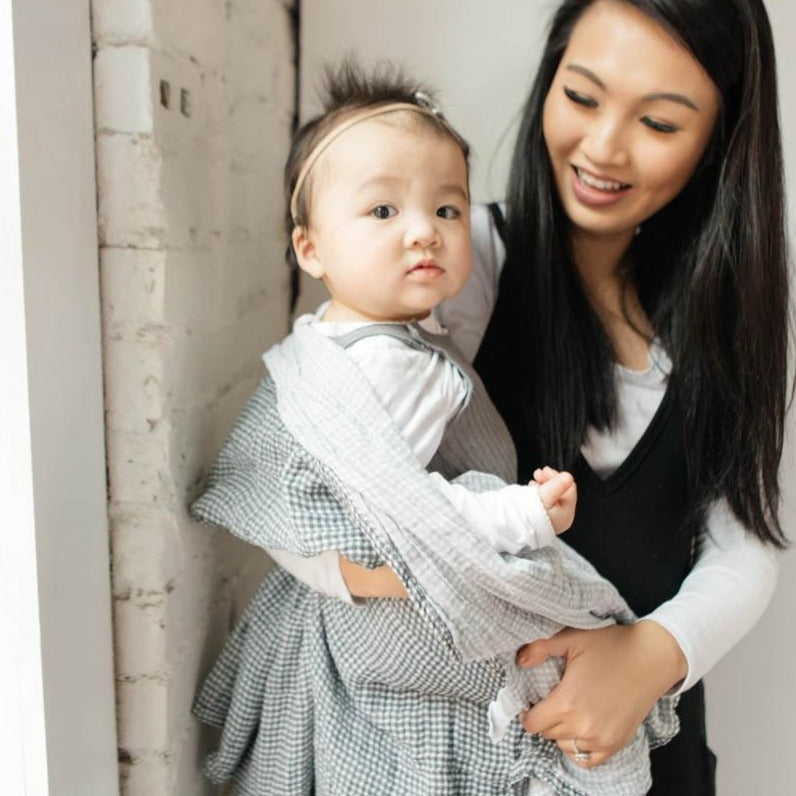 Little Unicorn Cotton Muslin Swaddle Blanket 3 Pack | Midnight Rose