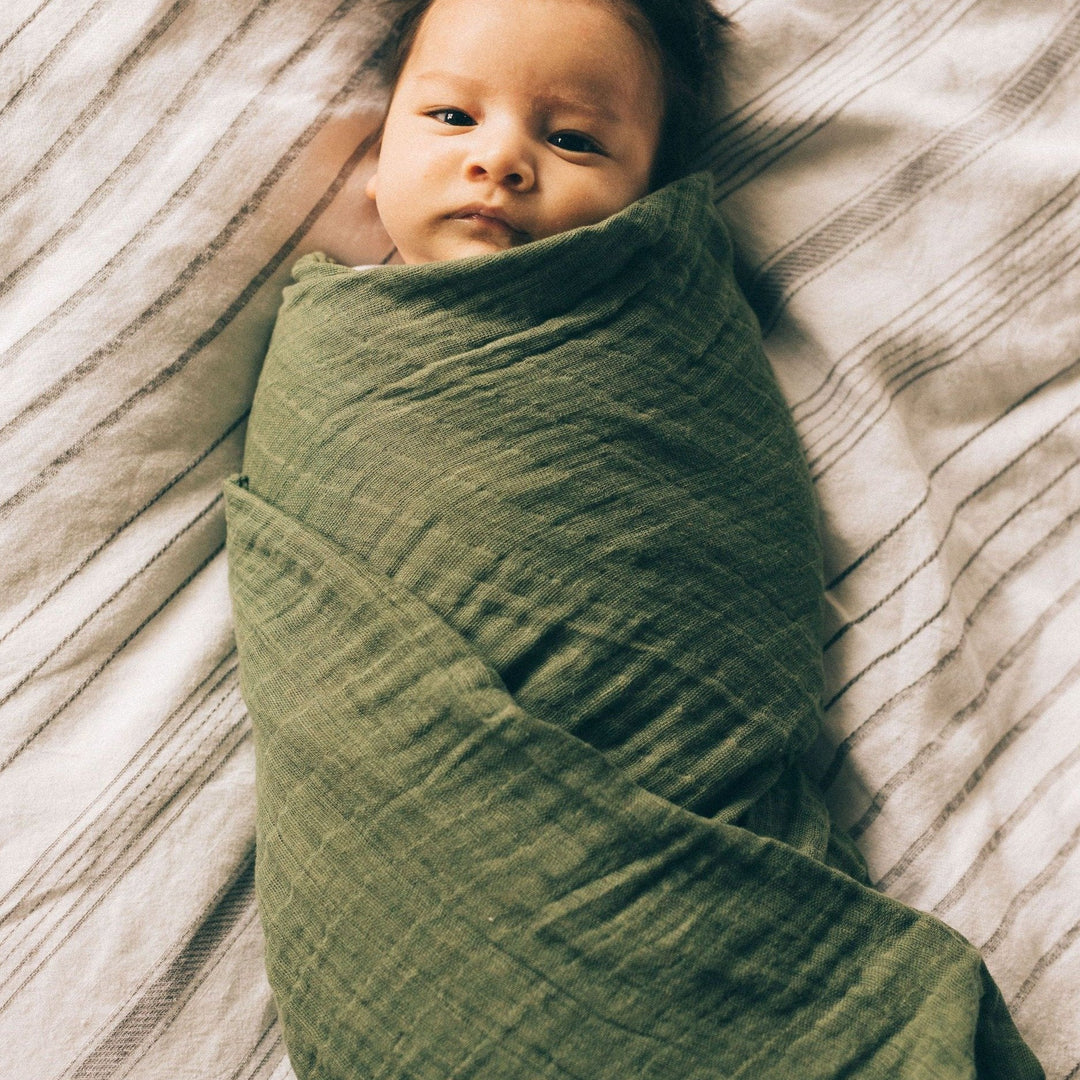 Little Unicorn Cotton Muslin Swaddle Blanket 3 Pack | Oh Deer 2