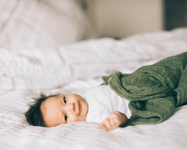 Little Unicorn Cotton Muslin Swaddle Blanket | Fern