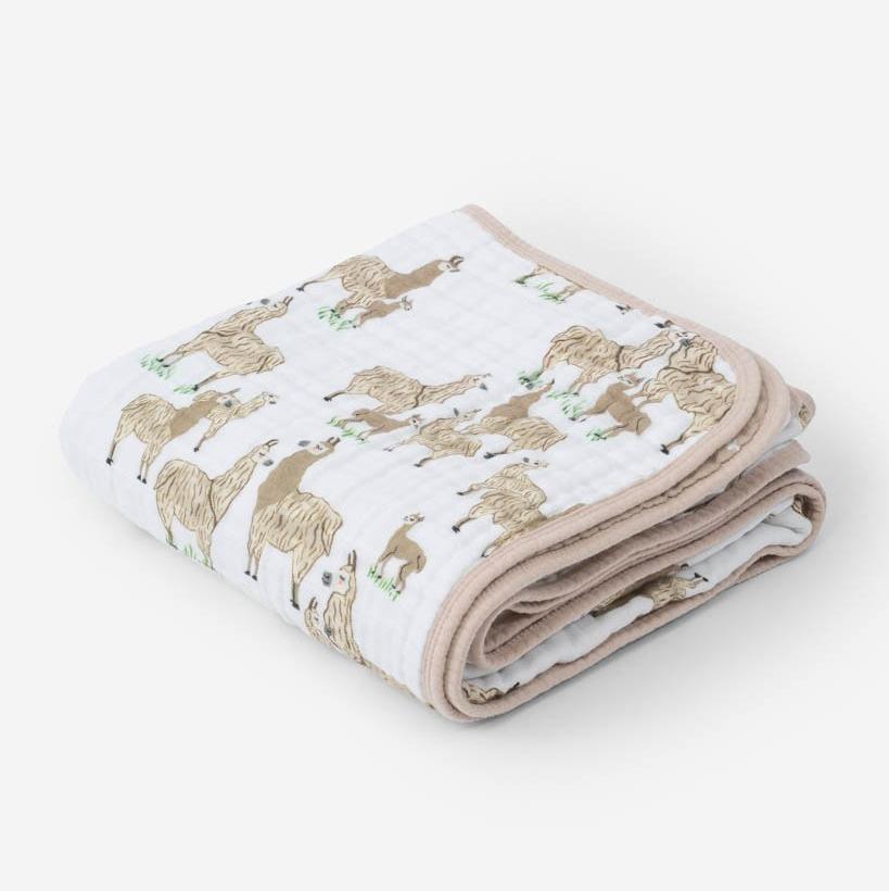 Little Unicorn Original Cotton Muslin Quilt | Llama Llama
