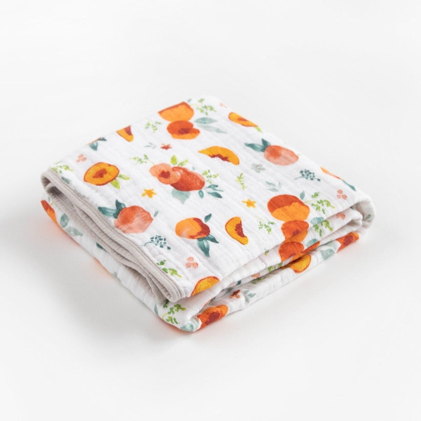 Little Unicorn Original Cotton Muslin Quilt | Georgia Peach