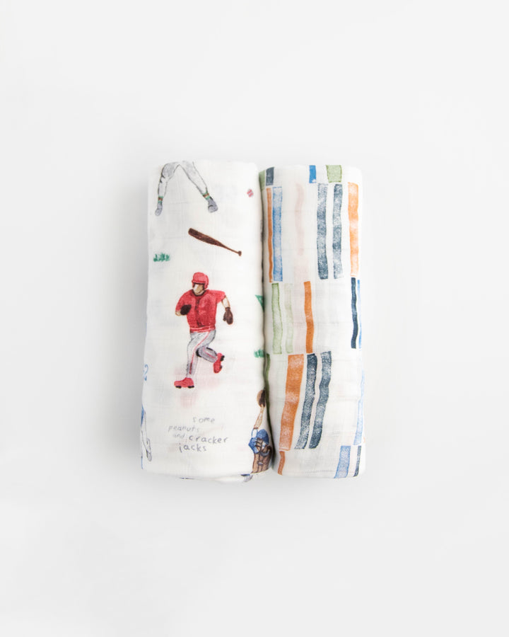 Little Unicorn Deluxe Muslin Swaddle Blanket 2 Pack | Home Run
