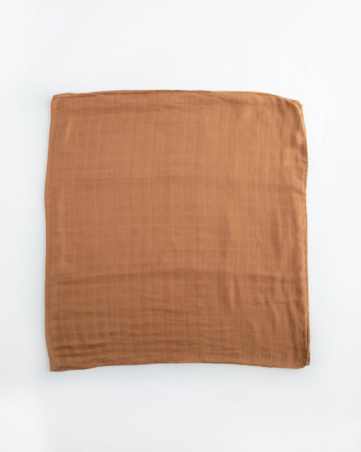 Little Unicorn Deluxe Muslin Swaddle Blanket 2 Pack | Caramel