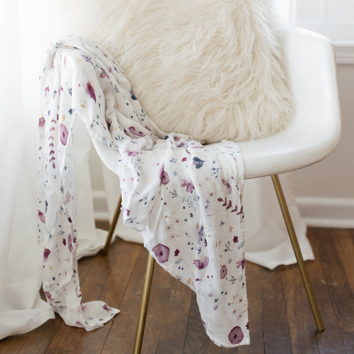 Little Unicorn Deluxe Muslin Swaddle Blanket 2 Pack | Fairy Gardens