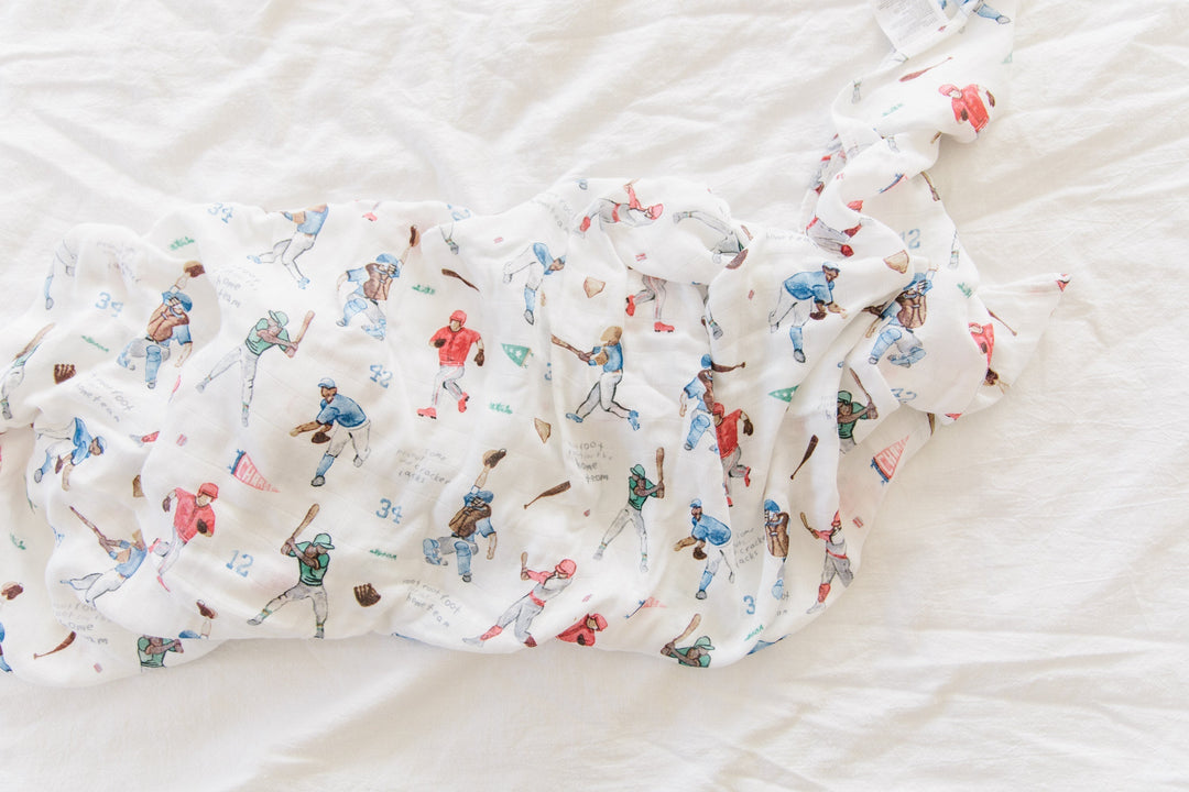 Little Unicorn Deluxe Muslin Swaddle Blanket | Home Run