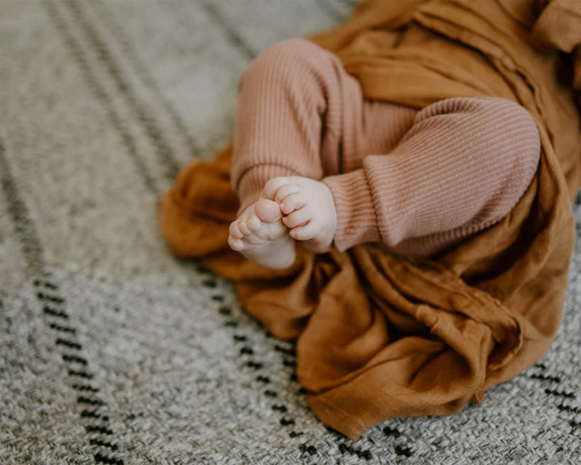 Little Unicorn Deluxe Muslin Swaddle Blanket 2 Pack | Caramel