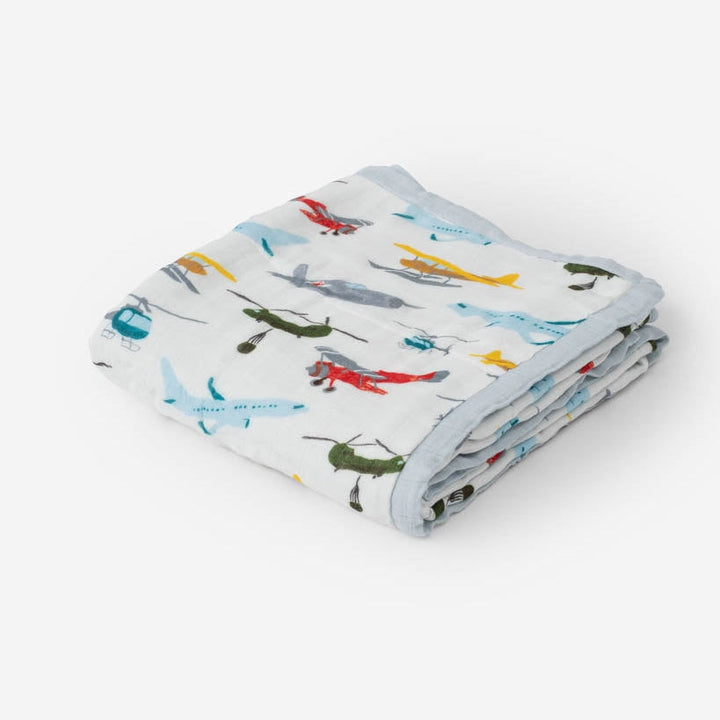 Little Unicorn Original Deluxe Muslin Quilt | Air Show