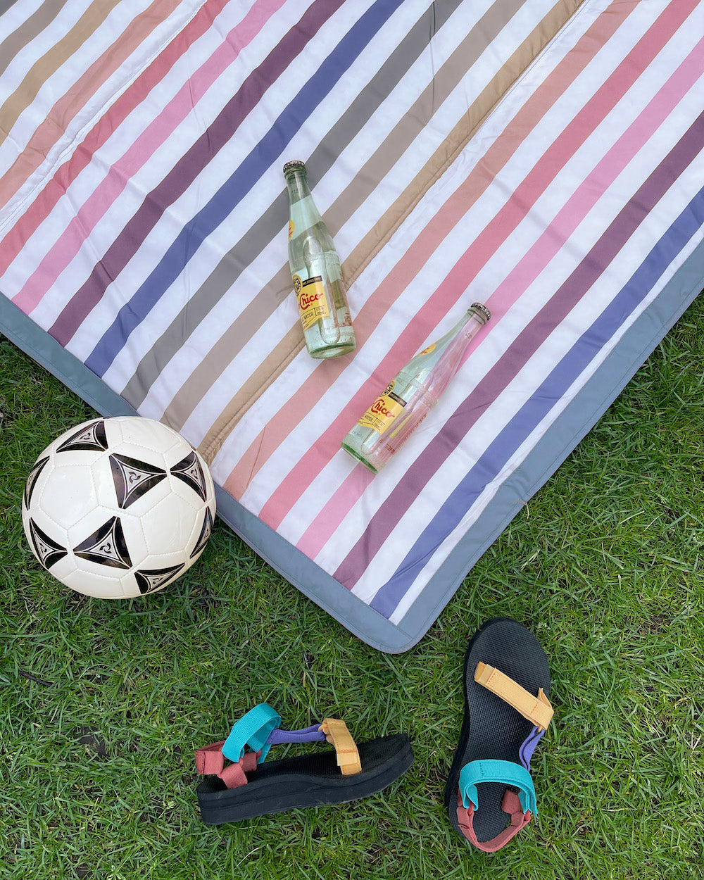 Little Unicorn Outdoor Blanket | Chroma Rugby Stripe