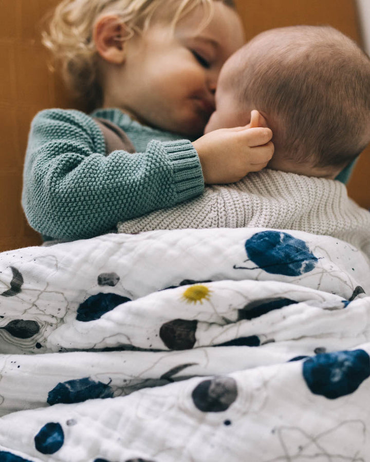 Little Unicorn Cotton Muslin Quilted Throw | Planetary