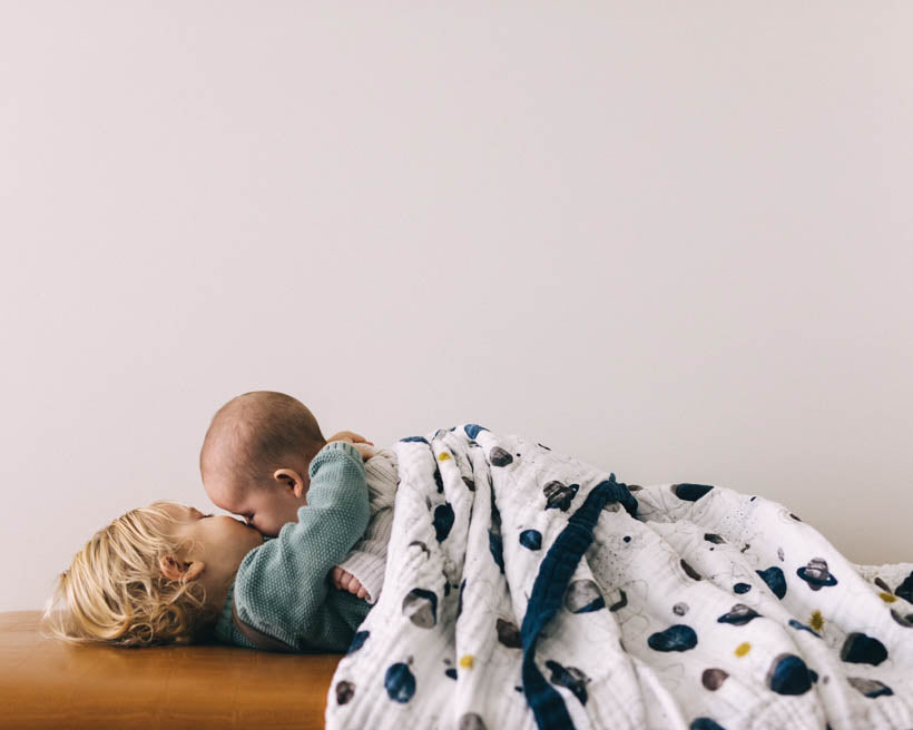 Little Unicorn Cotton Muslin Quilted Throw | Planetary