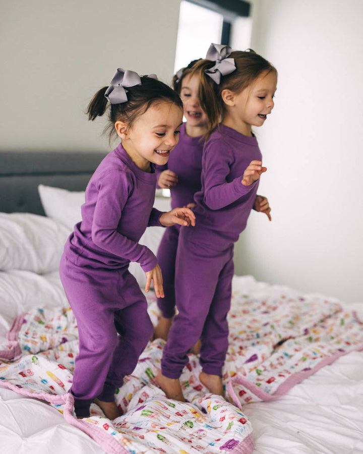 Little Unicorn Cotton Muslin Quilted Throw | Brain Freeze