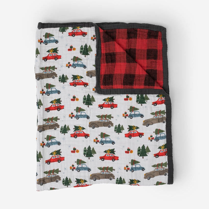 Little Unicorn Cotton Muslin Quilted Throw | Holiday Haul