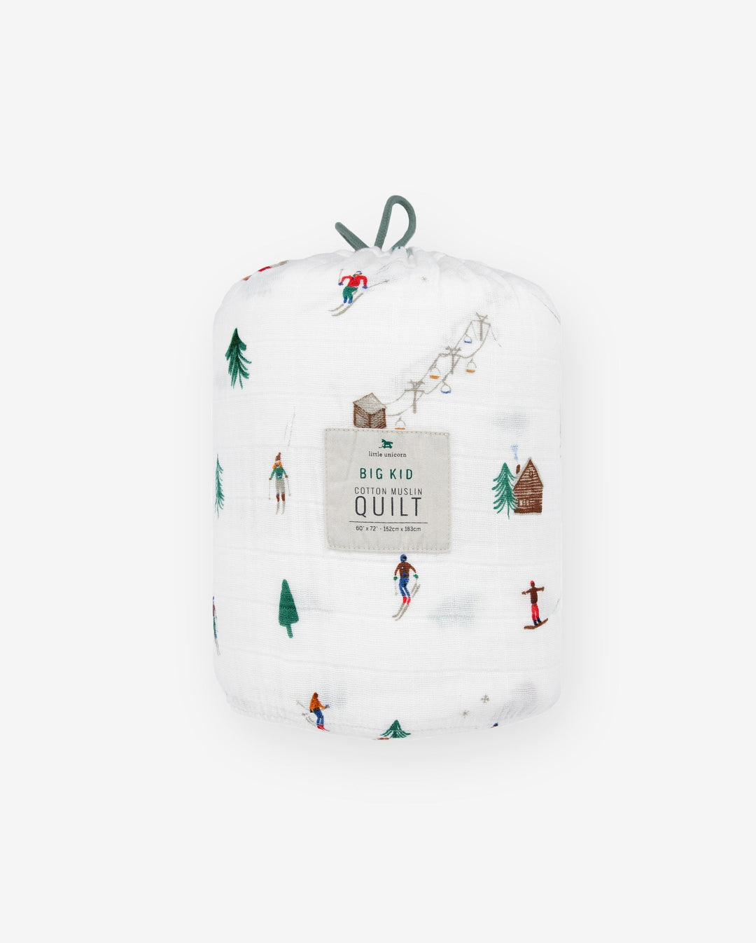 Little Unicorn Cotton Muslin Quilted Throw | Powder Party