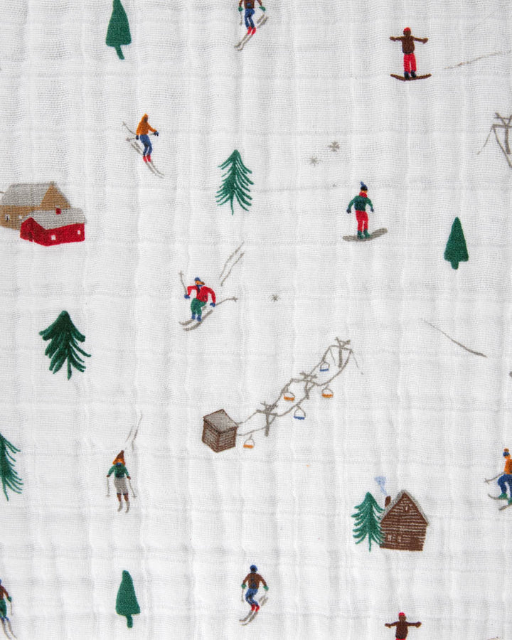 Little Unicorn Cotton Muslin Quilted Throw | Powder Party