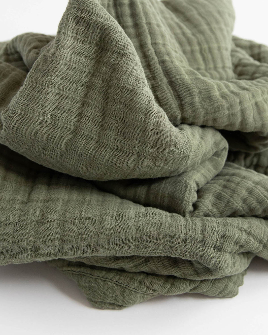 Little Unicorn Cotton Muslin Quilted Throw | Fern