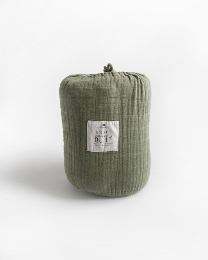 Little Unicorn Cotton Muslin Quilted Throw | Fern