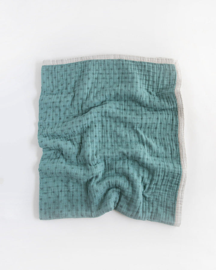 Little Unicorn Cotton Muslin Quilted Throw | Wallflower