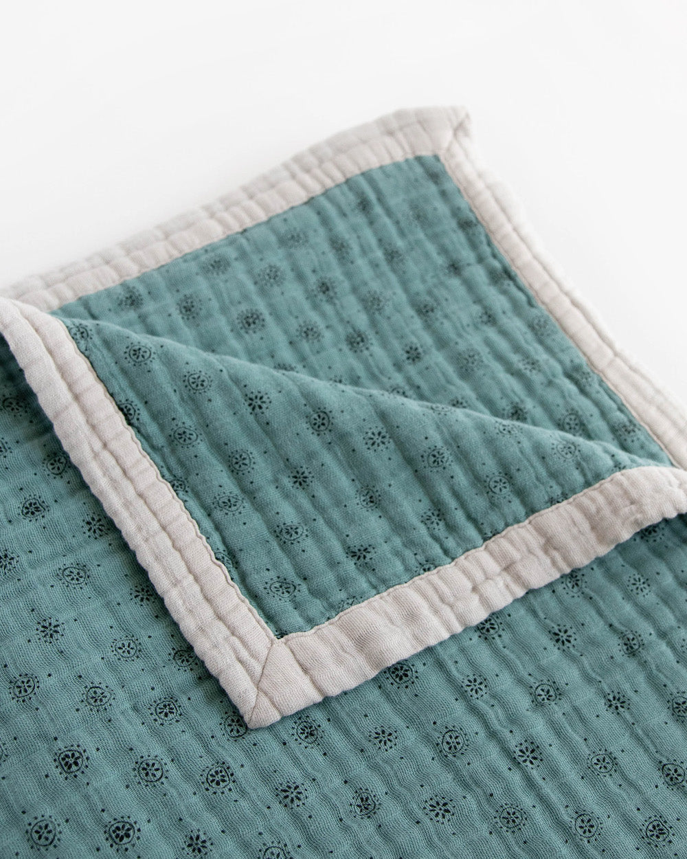 Little Unicorn Cotton Muslin Quilted Throw | Wallflower